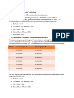 Contoh Soal Capital Budgeting & MIRR