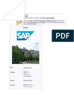 SAP SE full length document