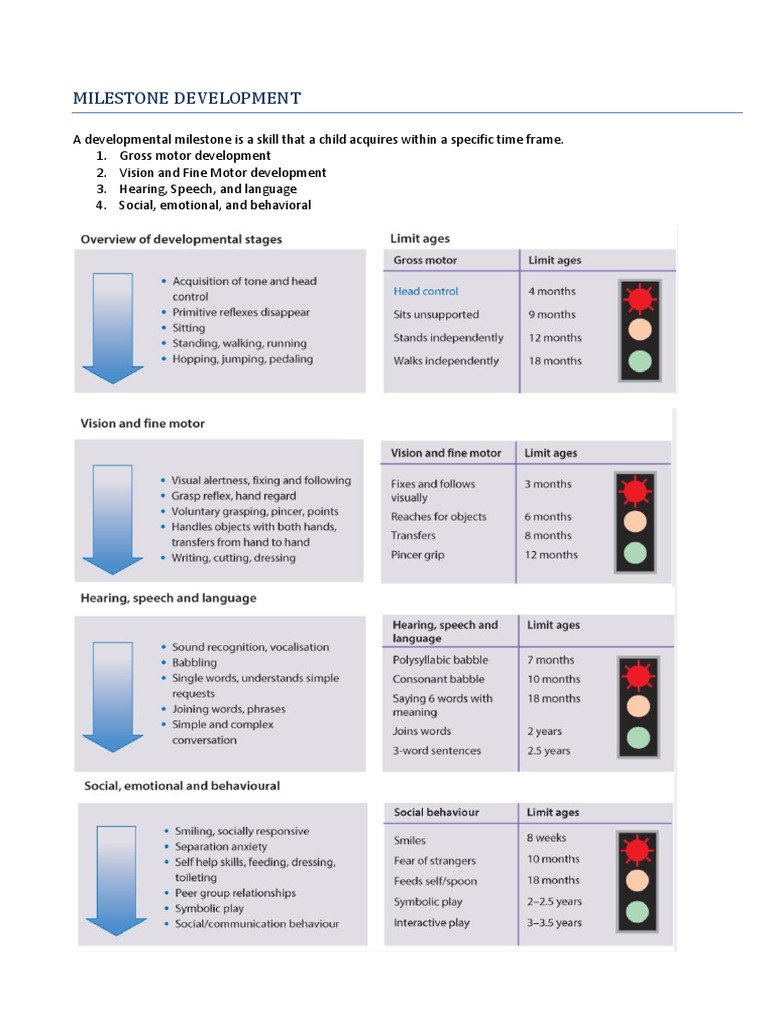 Child Development Milestones Explained | PDF