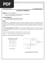 8x1 Mux Using 4x1 Mux | PDF | Electronic Design | Computer Engineering