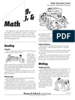 Newsletter Reading Math