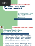 Download ISC Journal Citation Repots1 by ghaniahmad SN40056297 doc pdf
