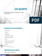 Reforma Do Quarto: Trabalho Da Disciplina Introdução Ao Projeto de Arquitetura