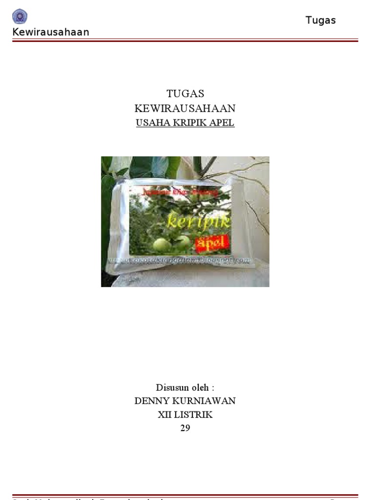 Tugas Kewirausahaan Proposal 3