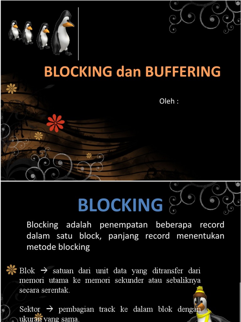 Metode Blocking dan Buffering dalam Komputer | PDF | Sains & Matematika