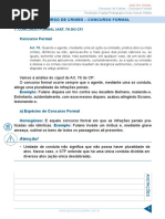 Aula 60 - Concurso de Crimes - Concurso Formal
