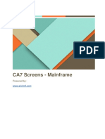 Ca7 Screens Mainframe