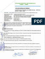 Acta de Entrega Del Terreno PDF