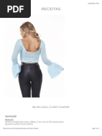 BLUSA AZUL CLARO CHARME • Cícrulo S:A