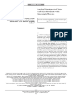 Surgical Treatment of Non-Embolized Patients With Nasoangiofibroma