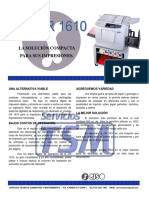 Brochure CR1610 y Costo Por Copias