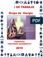 PLAN de TRABAJO Del Grupo de Liturgia 2019