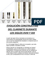 Evolución Constructiva Del Clarinete Durante Los Siglos Xviii y Xix