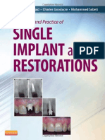 Principles and Practice of Single Implant and Restoration - Saunders 1 Edition (March 26, 2013)