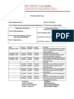 OJT Time Log 2018