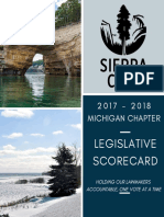 Legislative Scorecard: 2 0 1 7 - 2 0 1 8 Michigan Chapter