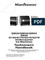 Manitowoc Ice Machine Undercounter - Tech - Handbook