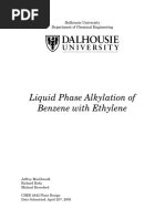 Liquidphasealkylationofbenzene With Ethylene 160713071057 PDF