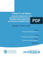 BALBASTRE - Análisis comparativo de metodologías de cálculo de tormentas de diseño para su aplica....pdf