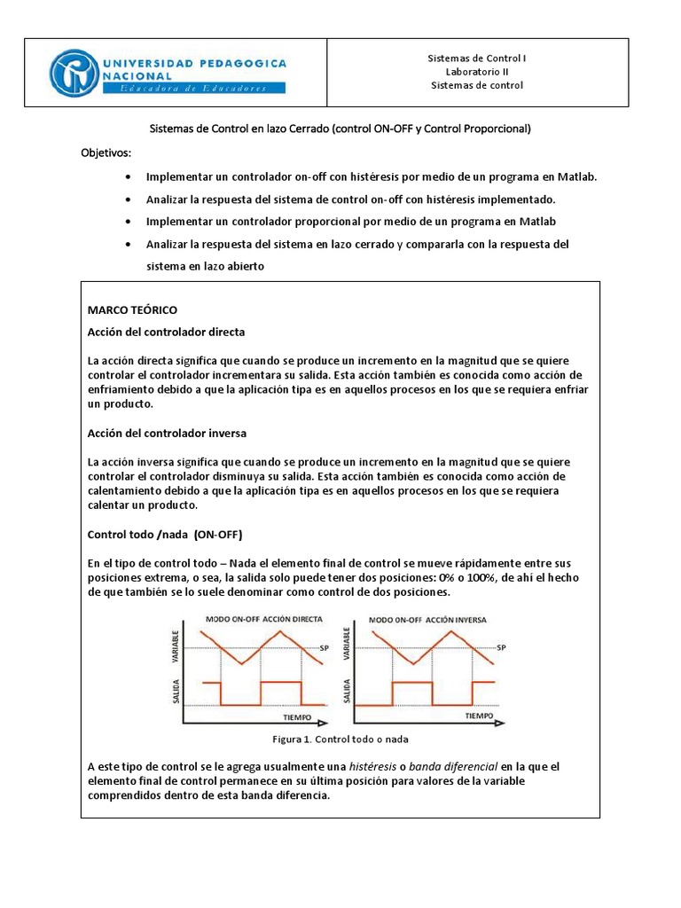 Lab2 Control de Sistema Termico | PDF | Sistema de control | Enseñanza ...