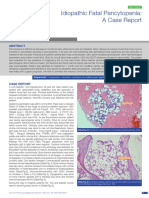 Idiopathic Fatal Pancytopenia