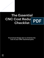 The Essential CNC Cost Reduction Checklist