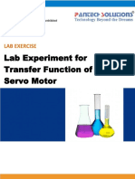 Lab Experiment For Transfer Function of Ac Servo Motor