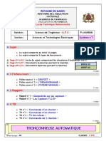 SYS N°1 Tronçonneuse Automatique Grafcet Organigramme Systeme Minimum PDF