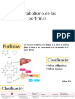 Metabolismo de Las Porfirinas