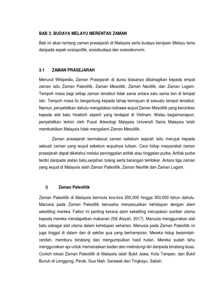 Bab 3 - Budaya Melayu Merentas Zaman  PDF