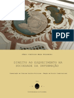 Dissertação. Direito Ao Esquecimento Na Sociedade Da Informação PDF