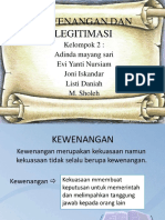 Kewenangan Dan Legitimasi