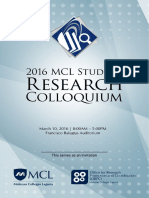 Research Colloquium