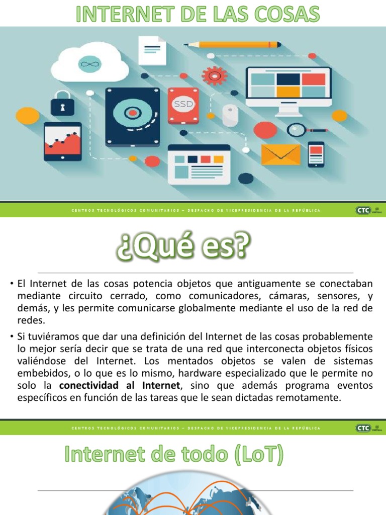 Usos y Definición del Internet | PDF | Internet de las Cosas | Internet