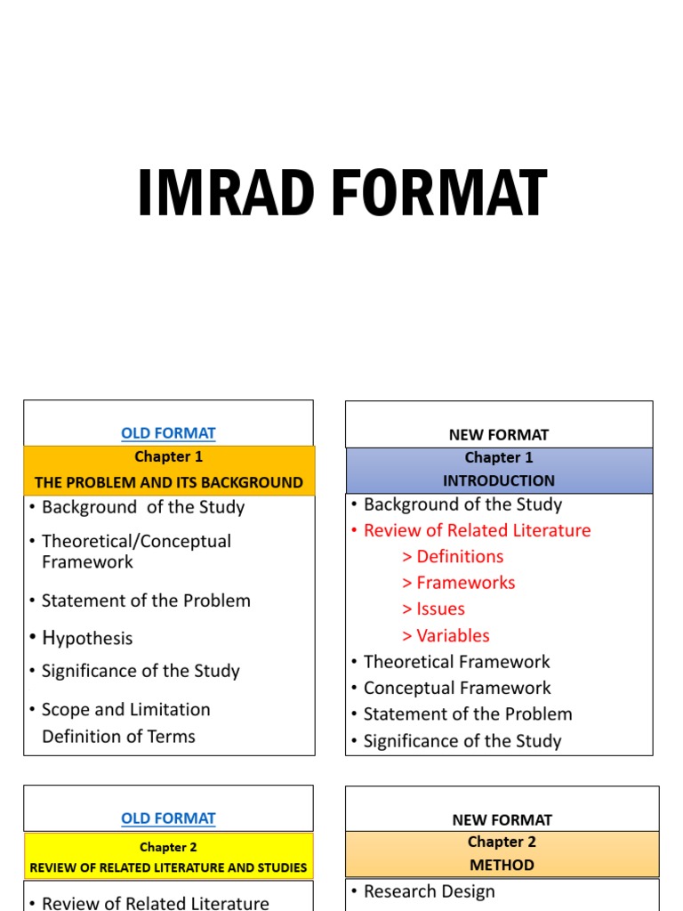 case study imrad format example