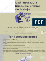 Actividad Integradora Fase 4: Dirección. División Del Trabajo