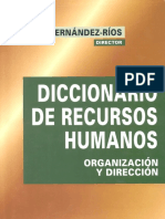 Diccionario de Recursos Humanos Organizacion y Direccion PDF