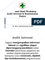 Sosialisasi Hasil Workshop