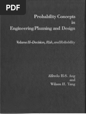 Probability Concepts In Engineering Planning And Design Vol Ii Pdf Pdf