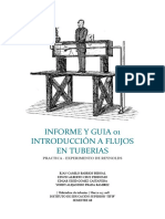 Informe 01 Introducción A Flujos en Tuberias