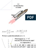 1.2 An Introduction To Limits