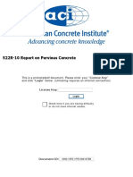 522R-10 Report On Pervious Concrete PDF