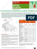 Residential Timber Decks: Technical Data Sheet