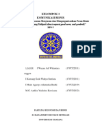 Ketepatan Dan Kelancaran Menyusun Dan Mengorganisasikan Pesan Bisnis Rutin Dan Positif Yang Meliputi Direct Request, Good News, and Goodwill.