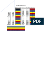 Jadwal Ngosrek Kelompok D