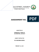 Assignment No. 2: de La Salle University - Dasmarinas