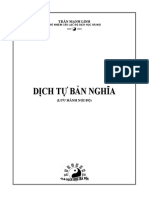 Dịch Tự Bản Nghĩa - Trần Mạnh Linh PDF