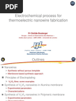 Thermoelectric Nanowire Fabrication