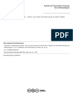 ABÉLÈS, Anthropologie politique - deux ou trois choses que je sais d'elle