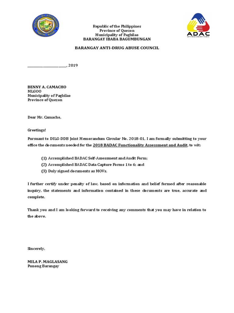 Barangay Antidrug Abuse Council Pdf